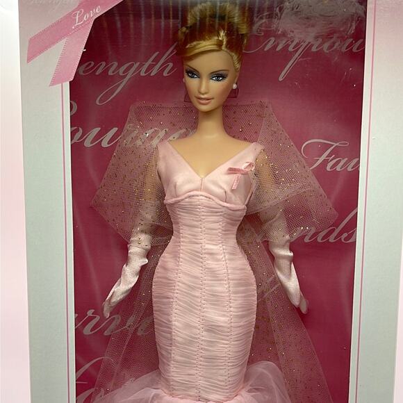 Mattel 2006 Pink Ribbon Breast Cancer Awareness Barbie Susan Komen EJ0932 - Picture 4 of 9